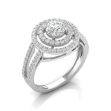 Ivana Jewels Rings Double Halo Engagement Ring