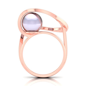 Ivana Jewels Rings Double Halo Pearl Ring