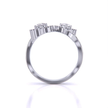 Ivana Jewels Rings Dual Grace Halo