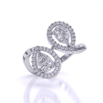 Ivana Jewels Rings Dual Grace Halo