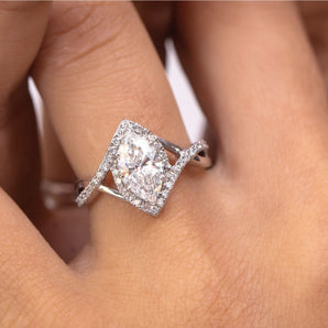 Ivana Jewels Rings Elegant Marquise Diamond Ring