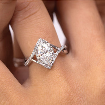 Ivana Jewels Rings Elegant Marquise Diamond Ring