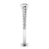 Ivana Jewels Rings Embroider With Solitaire Diamond Ring
