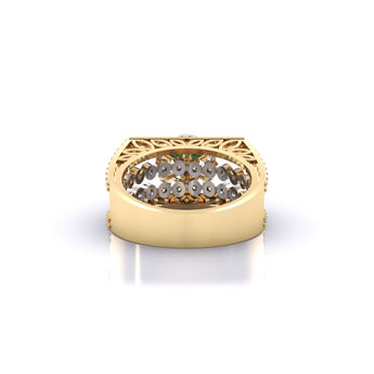 Ivana Jewels Rings Emerald Aura Ring