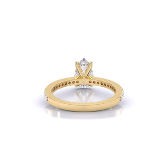 Ivana Jewels Rings Eminent Pear-Shaped Solitaire Ring
