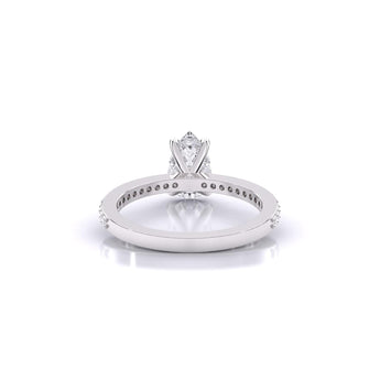 Ivana Jewels Rings Eminent Pear-Shaped Solitaire Ring