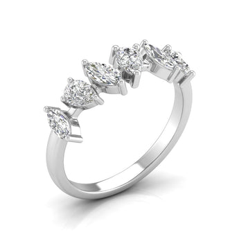 Ivana Jewels Rings Fancy Marquise & Pear Diamonds Ring