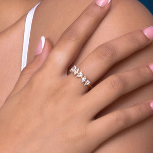 Ivana Jewels Rings Fancy Marquise & Pear Diamonds Ring