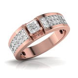 Ivana Jewels Rings Fancy Princess Cut Diamond Men's Ring