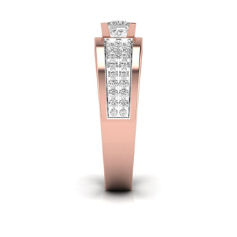 Ivana Jewels Rings Fancy Princess Cut Diamond Men's Ring