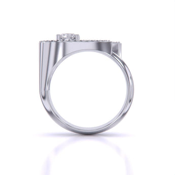 Ivana Jewels Rings Fashion Solitaire Diamond Ring