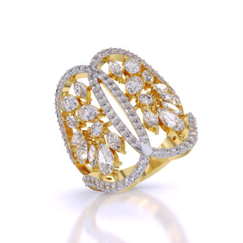 Ivana Jewels Rings Feminine Cocktail Ring