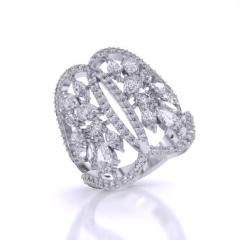 Ivana Jewels Rings Feminine Cocktail Ring