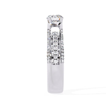Ivana Jewels Rings Fine Diamond Ring with a Round Brilliant Cut Diamond