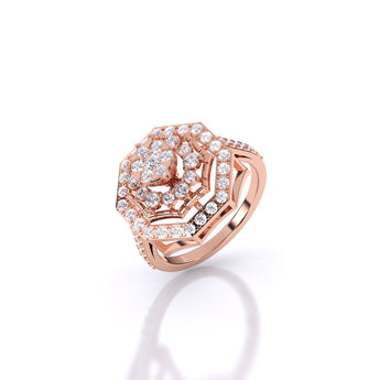 Ivana Jewels Rings Gleaming Flower Ring