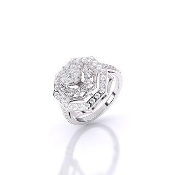 Ivana Jewels Rings Gleaming Flower Ring