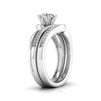 Ivana Jewels Rings Glitter Solitaire Set Ring
