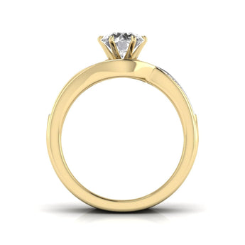 Ivana Jewels Rings Glitter Solitaire Set Ring