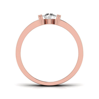 Ivana Jewels Rings Golden Horizon Solitaire Men's Band