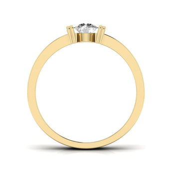 Ivana Jewels Rings Golden Horizon Solitaire Men's Band
