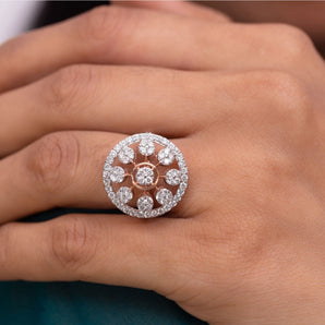 Ivana Jewels Rings Golden Orbit Ring