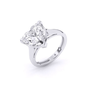 Ivana Jewels Rings Heart Shape Solitaire Ring