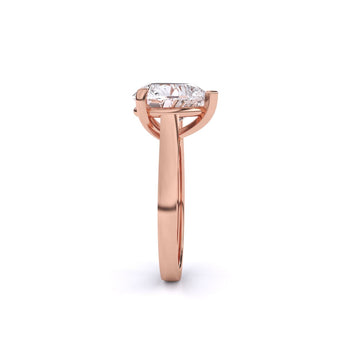Ivana Jewels Rings Heart Shape Solitaire Ring