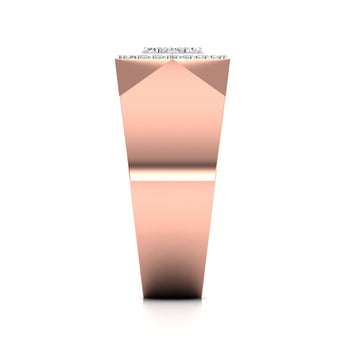 Ivana Jewels Rings Hexagon Halo Men's Ring