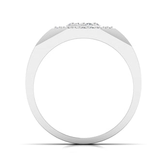 Ivana Jewels Rings Hexagon Halo Men's Ring