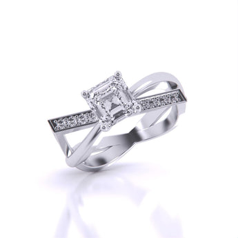 Ivana Jewels Rings Infinity Engagement Ring