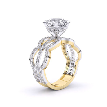 Ivana Jewels Rings Inter Twin Engagement Ring