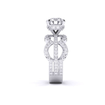 Ivana Jewels Rings Inter Twin Engagement Ring