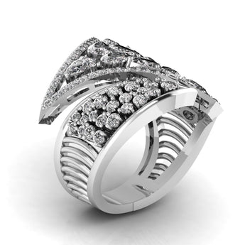 Ivana Jewels Rings Luxe Pear & Round Cascade Diamond Ring