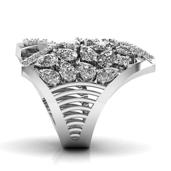 Ivana Jewels Rings Luxe Pear & Round Cascade Diamond Ring