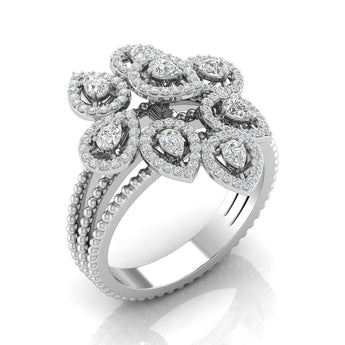 Ivana Jewels Rings Mesmerizing Petal Ring