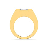 Ivana Jewels Rings Modern Gold Diamond Ring for Men