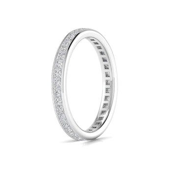 Ivana Jewels Rings Princess Cut Diamonds Eternity Ring