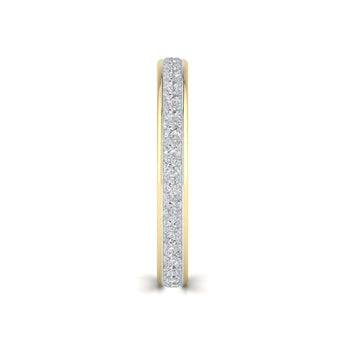 Ivana Jewels Rings Princess Cut Diamonds Eternity Ring