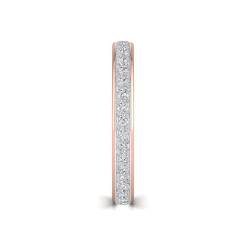 Ivana Jewels Rings Princess Cut Diamonds Eternity Ring