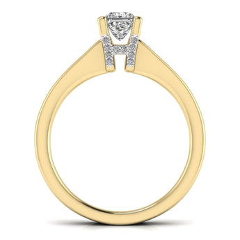Ivana Jewels Rings Princess Cut Solitatire Ring