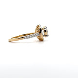 Ivana Jewels Rings Princess Marquise Halo Delight