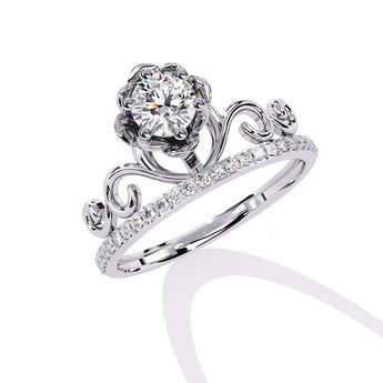 Ivana Jewels Rings Queen Elegance Diamond Crown Ring