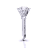 Ivana Jewels Rings Radiant Accents Diamond Ring