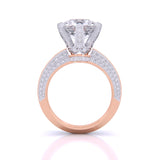 Ivana Jewels Rings Radiant Accents Diamond Ring