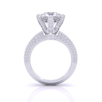 Ivana Jewels Rings Radiant Accents Diamond Ring