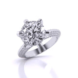 Ivana Jewels Rings Radiant Accents Diamond Ring