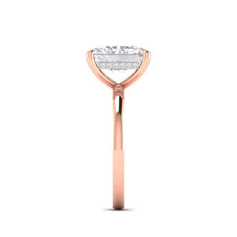 Ivana Jewels Rings Radiant Cut Diamond Solitaire Ring