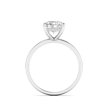 Ivana Jewels Rings Radiant Cut Diamond Solitaire Ring