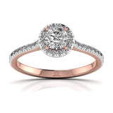 Ivana Jewels Rings Rose Gold / 14KT 0.60 Carat Round Diamond Centre Solitaire Ring