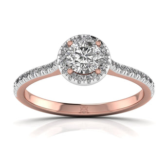 Ivana Jewels Rings Rose Gold / 14KT 0.60 Carat Round Diamond Centre Solitaire Ring